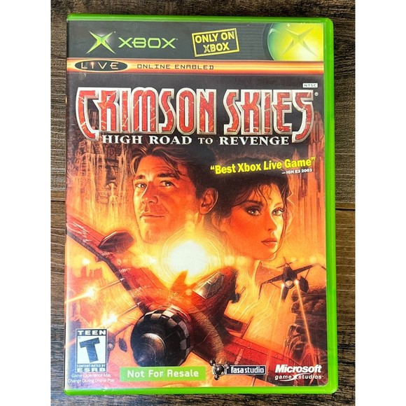 Crimson Skies: High Road to Revenge (Xbox, 2003) Complete - Picture 1 of 3